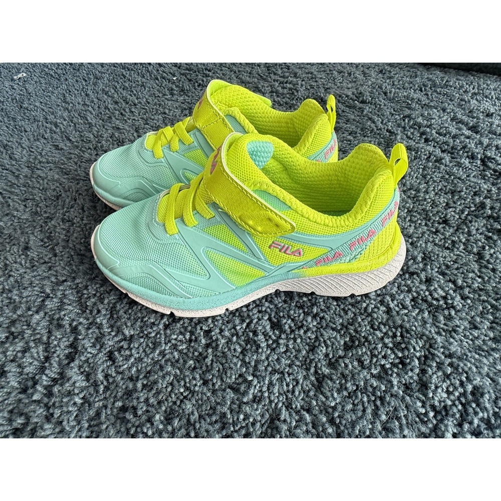 Fila Galaxia 5 Strap Girls Shoes Size 12 Kids
